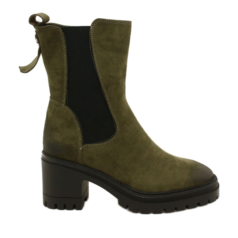 Vinceza Botines Mujer De Ante, Verde