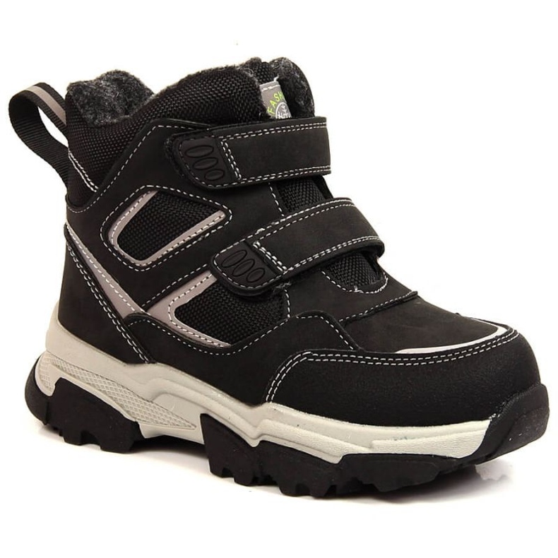Botas de invierno con aislamiento de lana de oveja News Jr. EVE382A negro