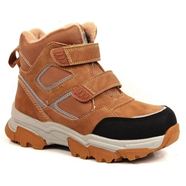Botas de invierno con aislamiento de lana de oveja News Jr. EVE382B marrón