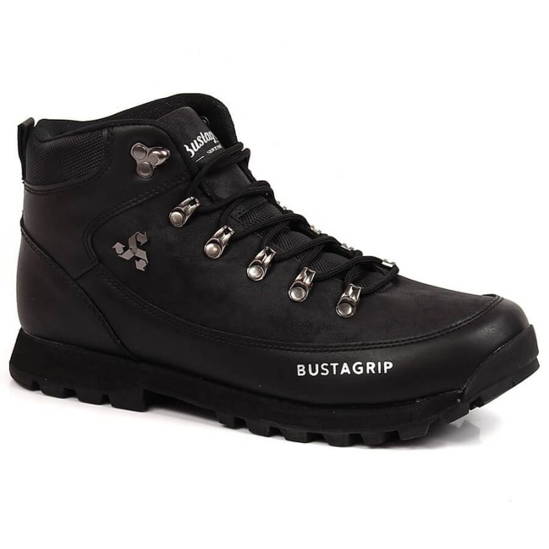 Outback Bustagrip M MRM1A botas de trekking de cuero negro