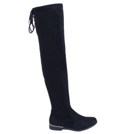 BM Botas Musleras Planas Bessie Negro