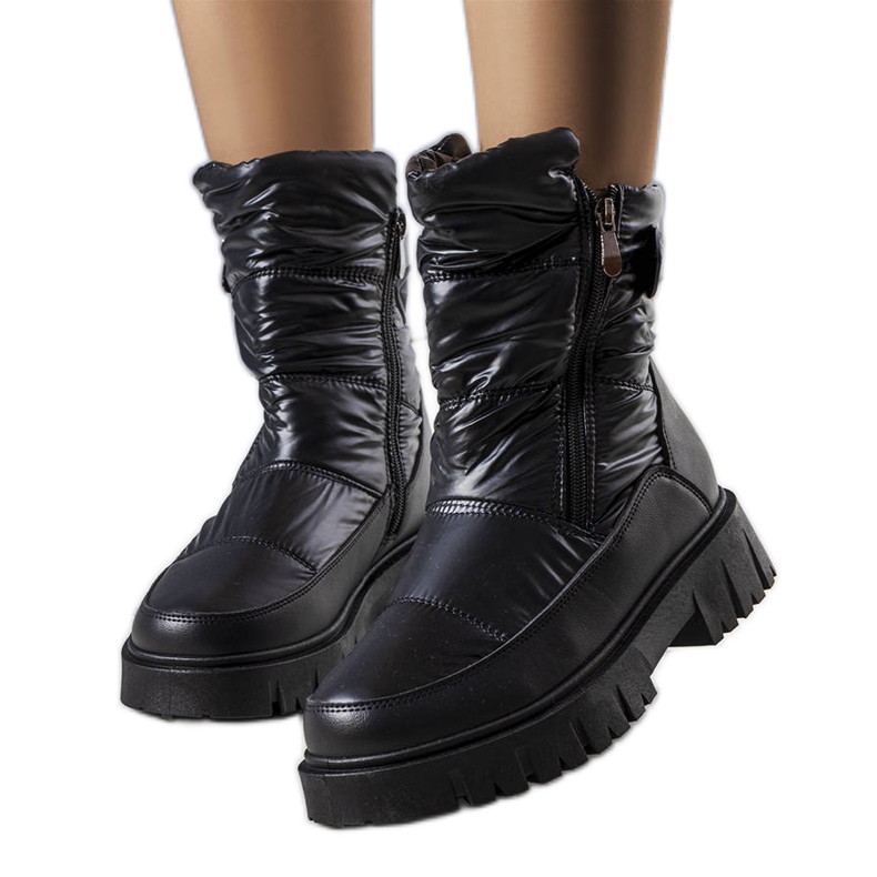 PA1 Botas de nieve de mujer Koltso negras negro