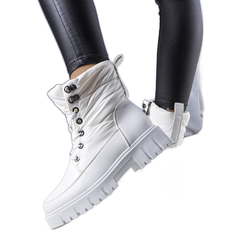 PA1 Botas de nieve blancas de mujer Anderson blanco PA1 Botas de nieve blancas de mujer Anderson blanco