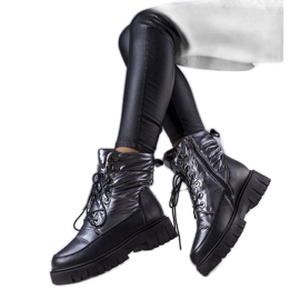 Botas de nieve de mujer Anderson grises negro