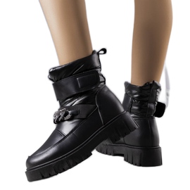 Botas de nieve negras con cadena Ephraim negro