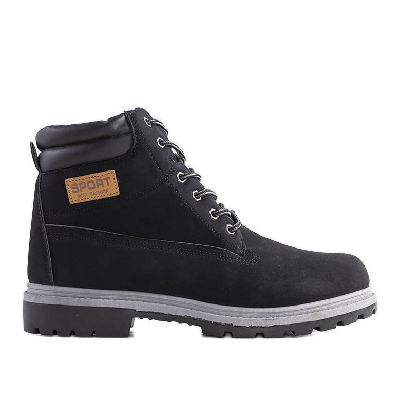 Botas negras con aislamiento para hombre de Kinze negro Botas negras con aislamiento para hombre de Kinze negro