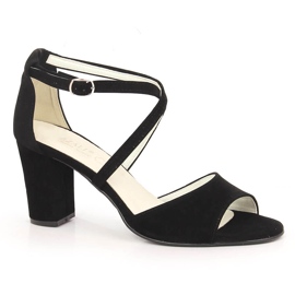 Sandalias mujer ante negro Azali 2941