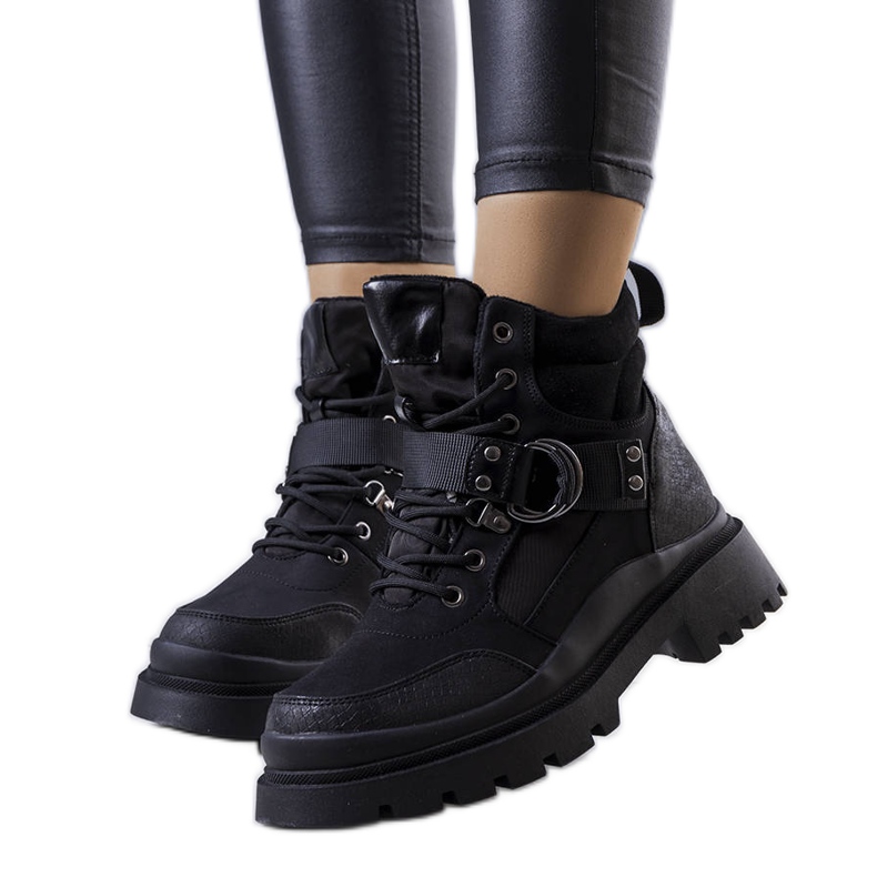 PA1 Botas negras con aislamiento de Zakira negro PA1 Botas negras con aislamiento de Zakira negro