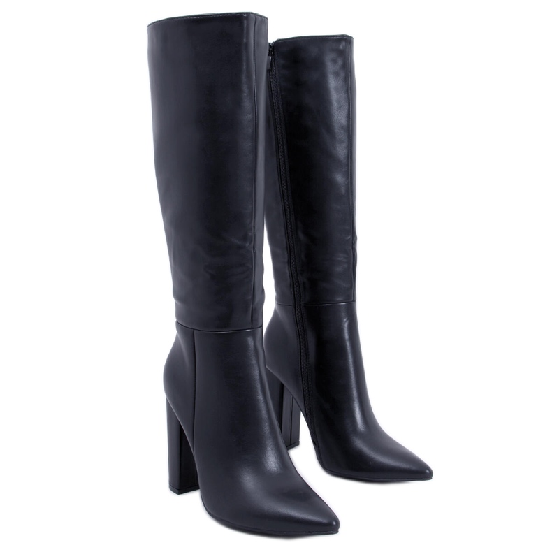 BM Tacones altos Tiffany negros clásicos BM Tacones altos Tiffany negros clásicos