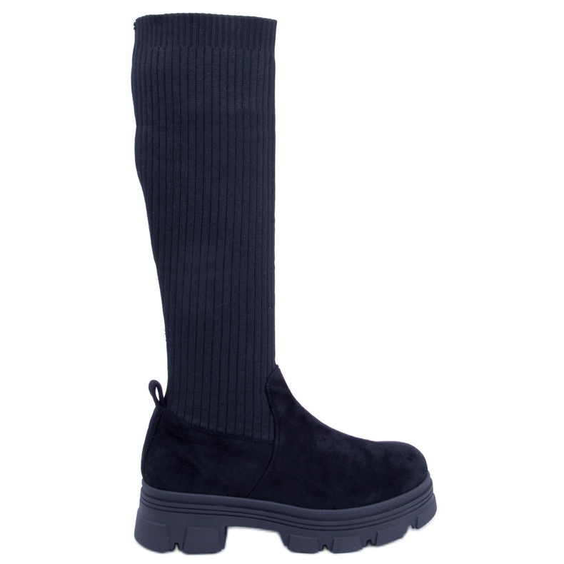 BM Botines estilo calcetín Janelle Black negro