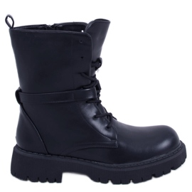 BM Botas con cordones Barkley Negro
