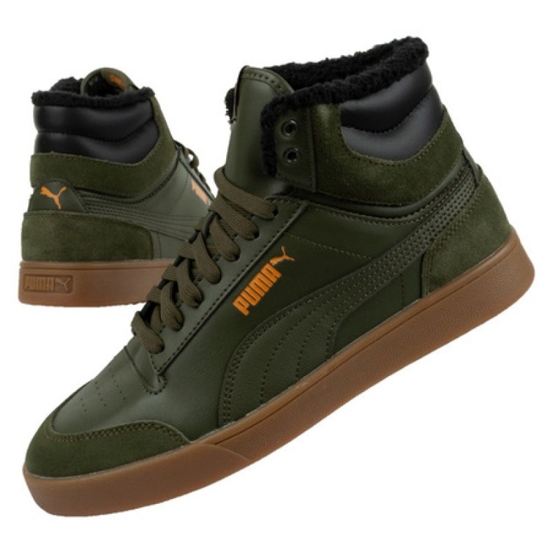 Puma Shuffle Mid zapatos de invierno 387609 02 verde