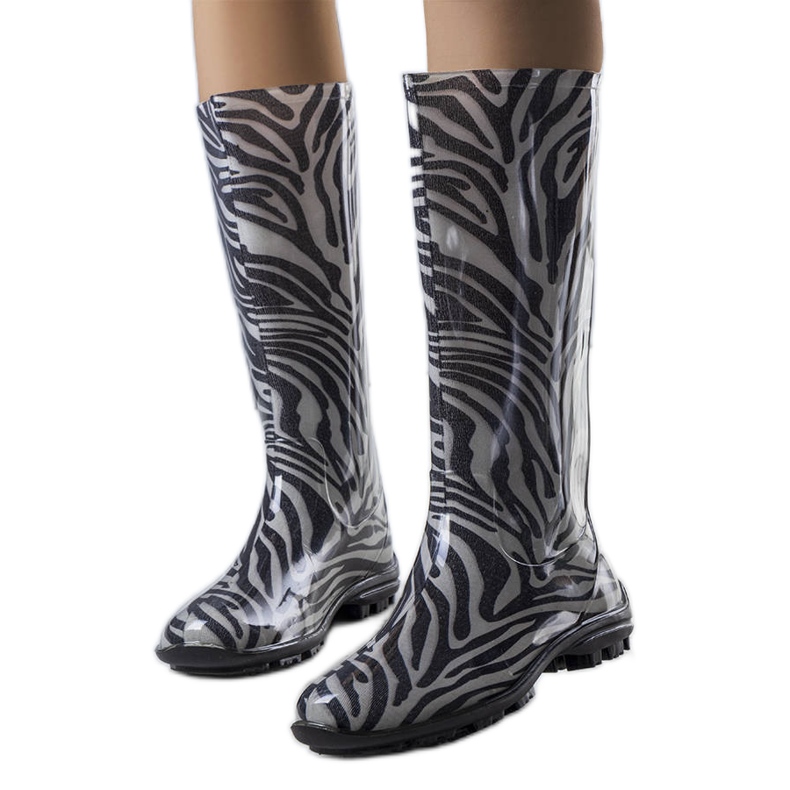 Botas altas negras de Pimen negro