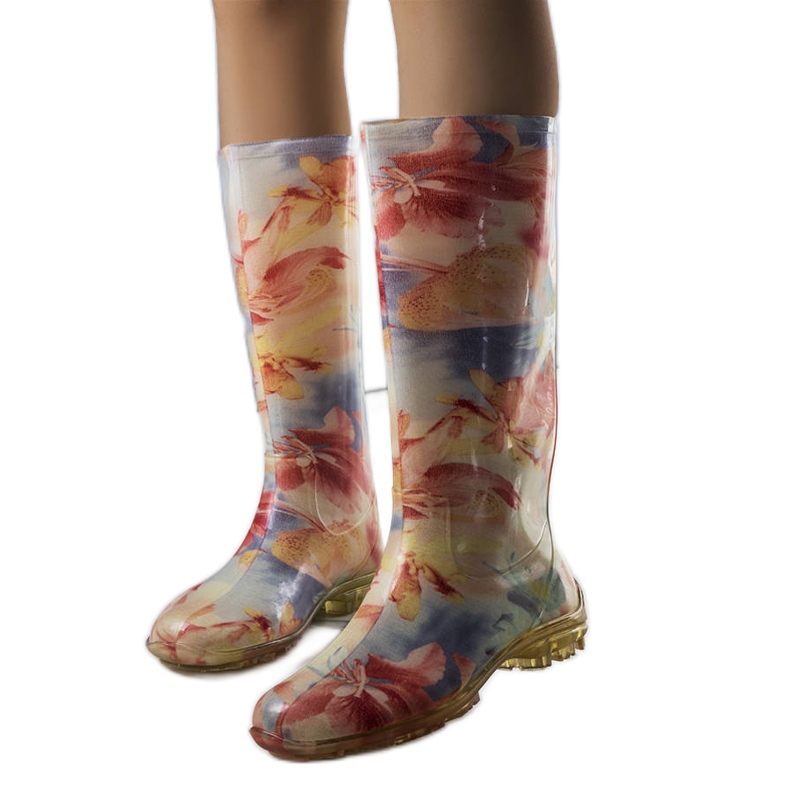 Botas altas azules y rosas de Pimen