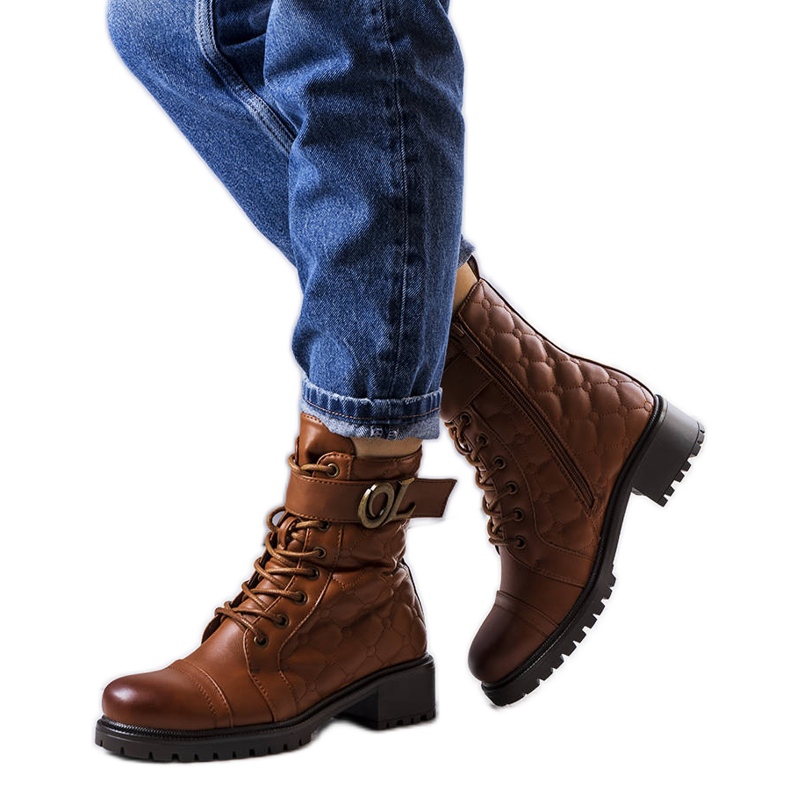 Botas acolchadas con aislamiento marrón Arseny