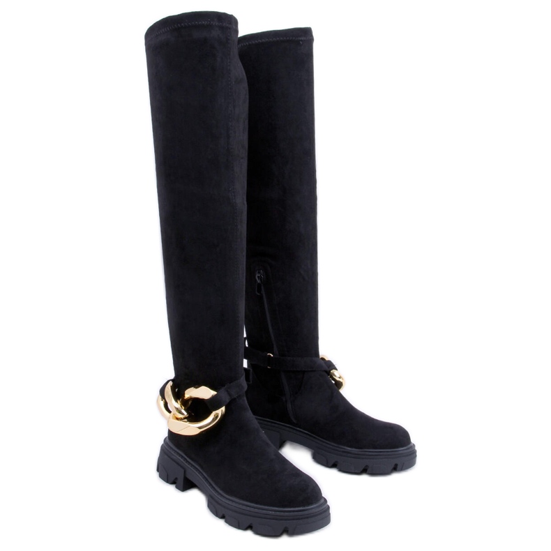 BM Botas de ante negro Wanted