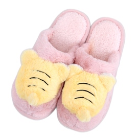 BM Pantuflas Mujer Rosa Perla rosado amarillo
