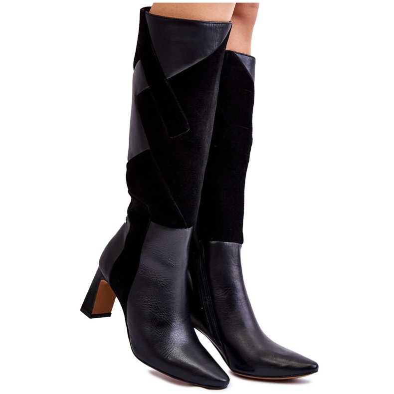 Botas Rodilla Mujer Piel Maciejka 05784-01 Negro