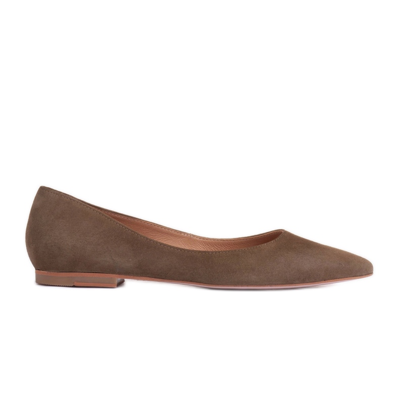Marco Shoes Bailarinas sutiles caqui verde