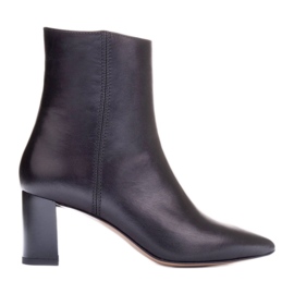 Marco Shoes Botas elegantes en el poste negro