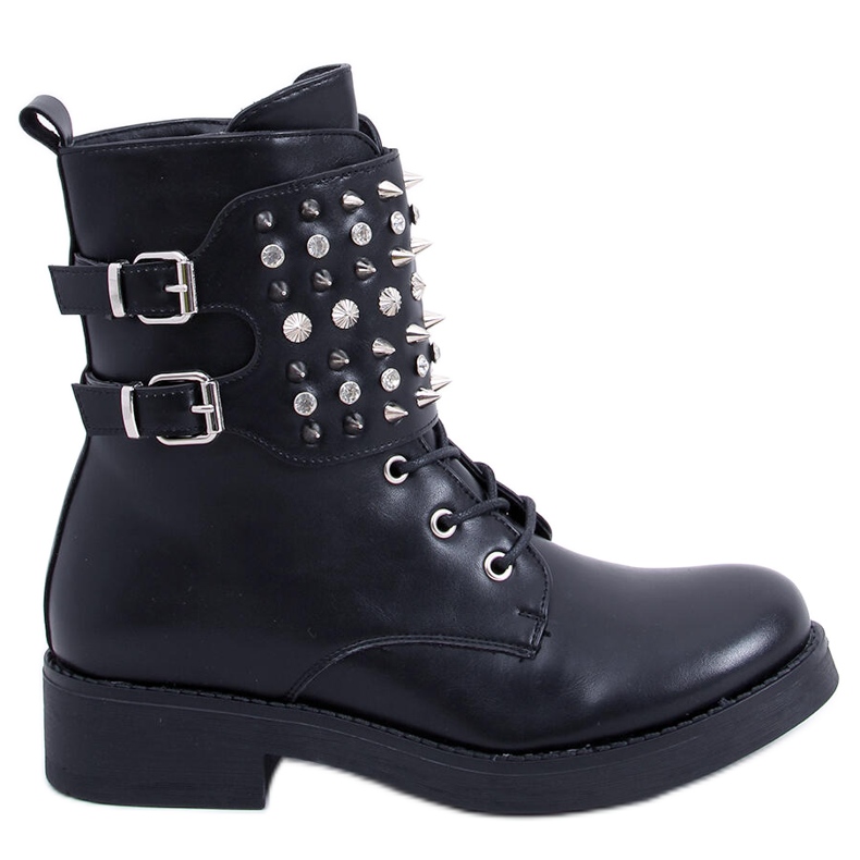 PA1 Botas con tachuelas Ziku Black negro
