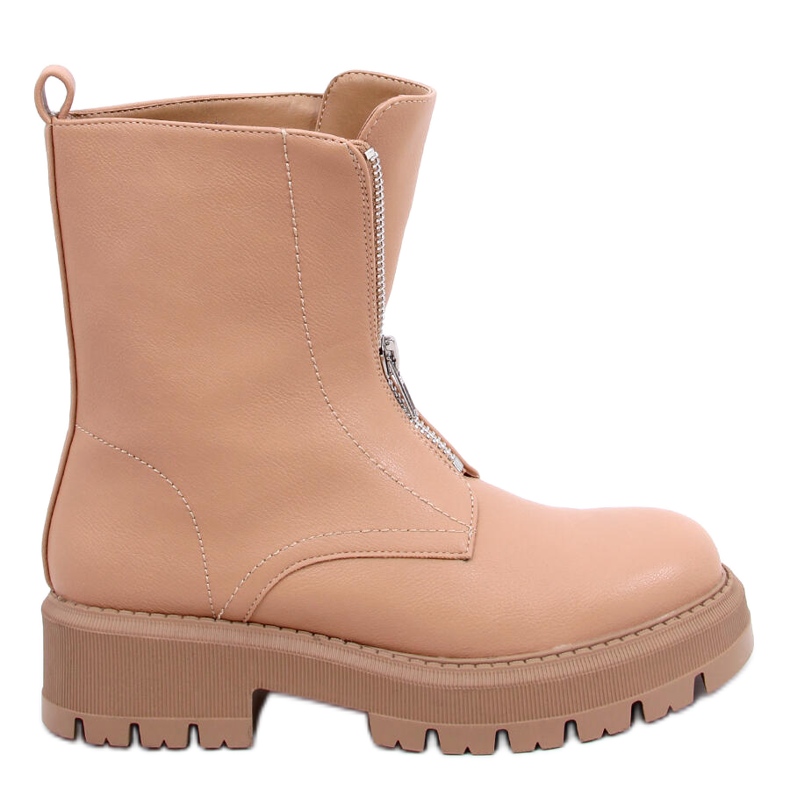 PA1 Botas militares Laura Camel beige