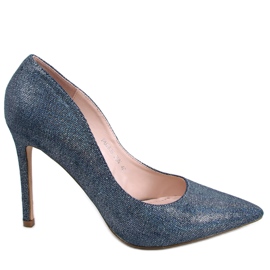 PA1 Tacones iridiscentes Halsey Gun de mujer azul marino multicolor
