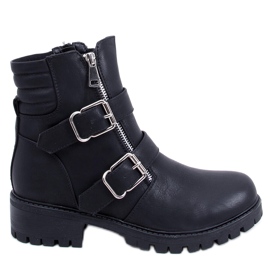 PA1 Botas militares negras Terry negro