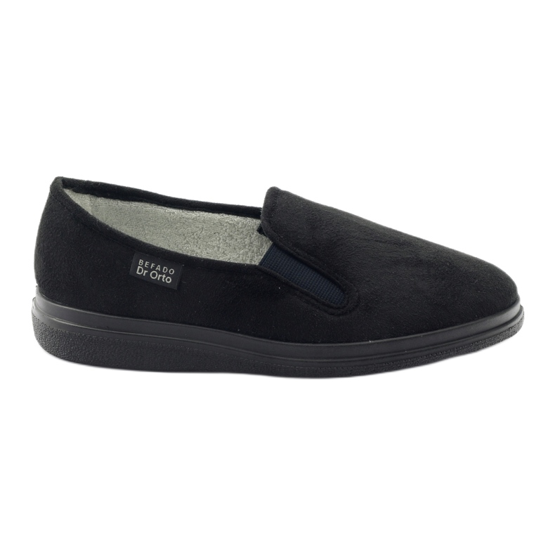 Dr.orto Befado zapatos zapatillas para hombres 991m002 inserción de silber negro
