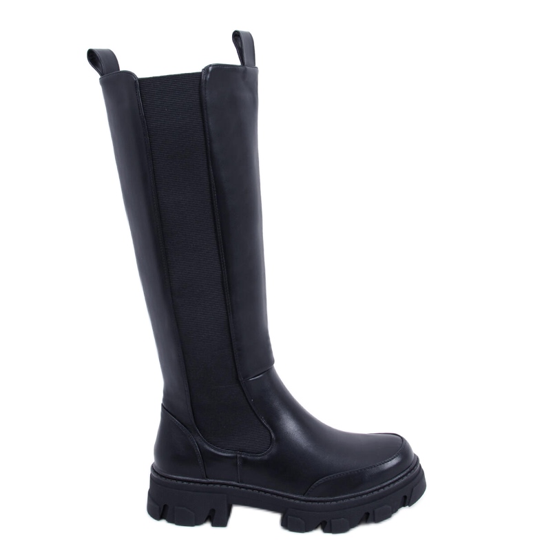 PA1 Botines con parte superior elástica de Roberts Black negro