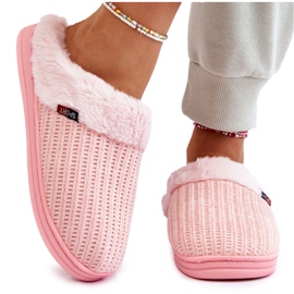 Pantuflas De Mujer Con Aislamiento Sin Cordones Con Piel Rosa Leriss