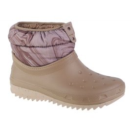 Bota corta Crocs Classic Neo Puff 207311-195 beige Bota corta Crocs Classic Neo Puff 207311-195 beige
