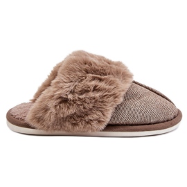 Pantuflas Calientas Hombre Gris Marcus marrón