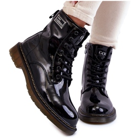 Botas Insuladas Lacadas Mujer GOE II2N4050 Negro