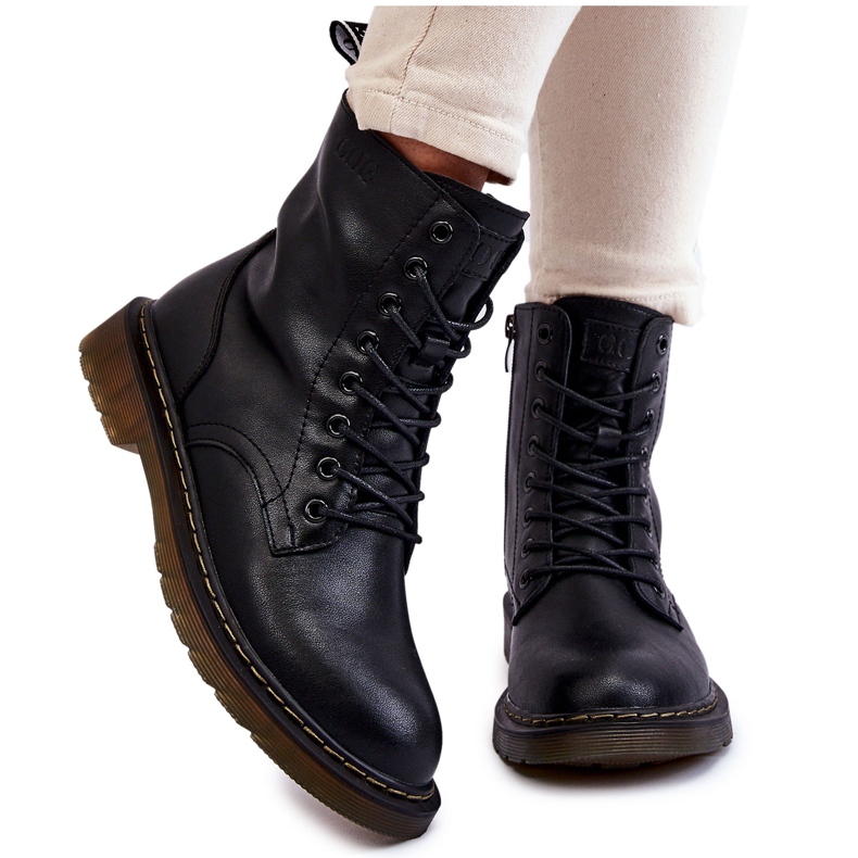 Botas Mujer Piel Warm Cremallera GOE II2N4060 Negro
