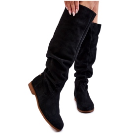 Botas hasta la Rodilla Mujer Ante Maciejka 05790-01 Negro