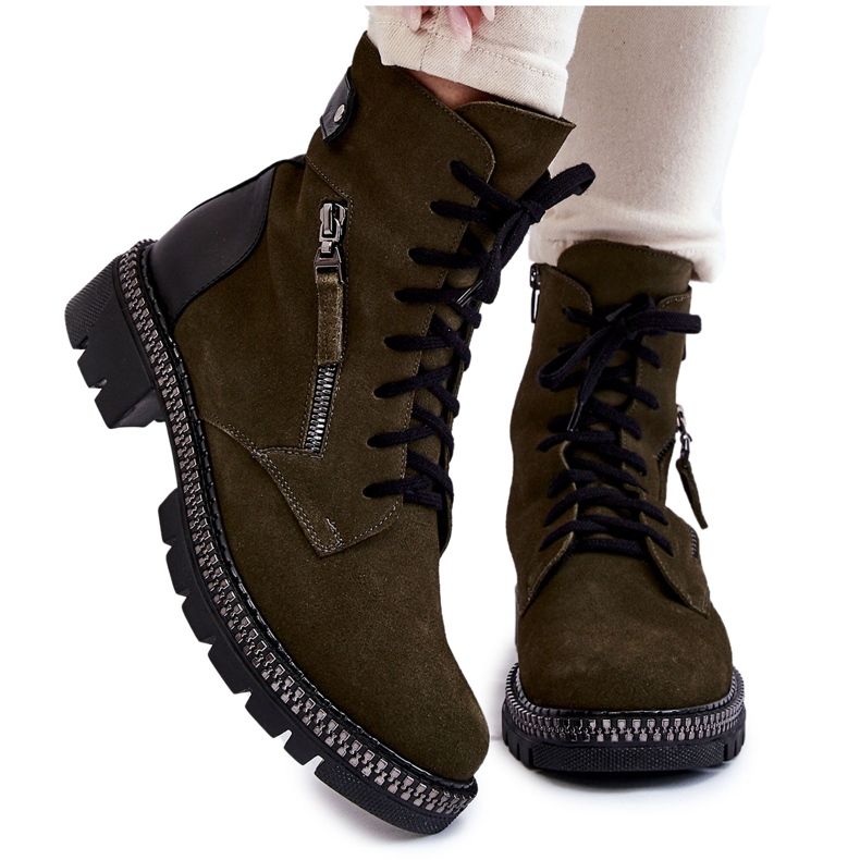 Botas Aislantes Ante Laura Messi 2508 Verde