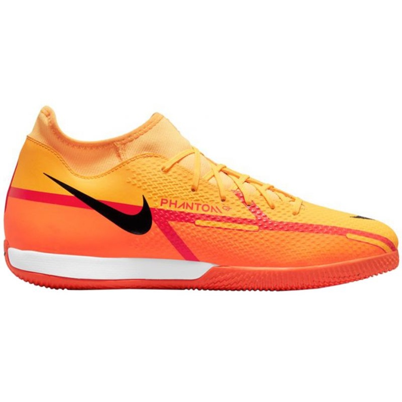 Nike Phantom GT2 Academy Df Ic M DC0800-808 zapatos de fútbol negro naranjas y tintos Nike Phantom GT2 Academy Df Ic M DC0800-808 zapatos de fútbol negro naranjas y tintos