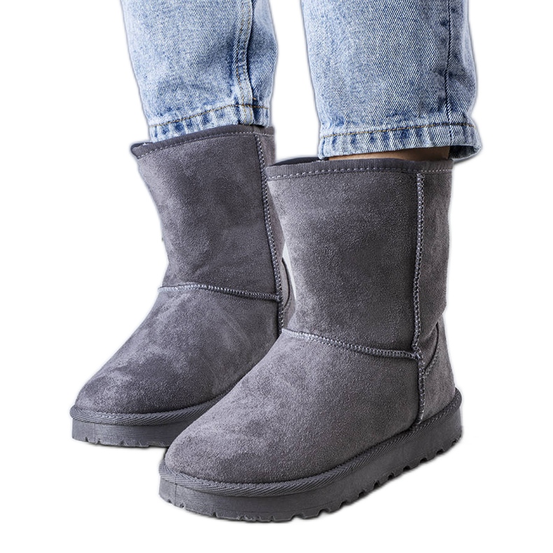 Botas de nieve con aislamiento gris Hank