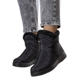 Inna Botas de nieve con aislamiento negras de Fiedler negro