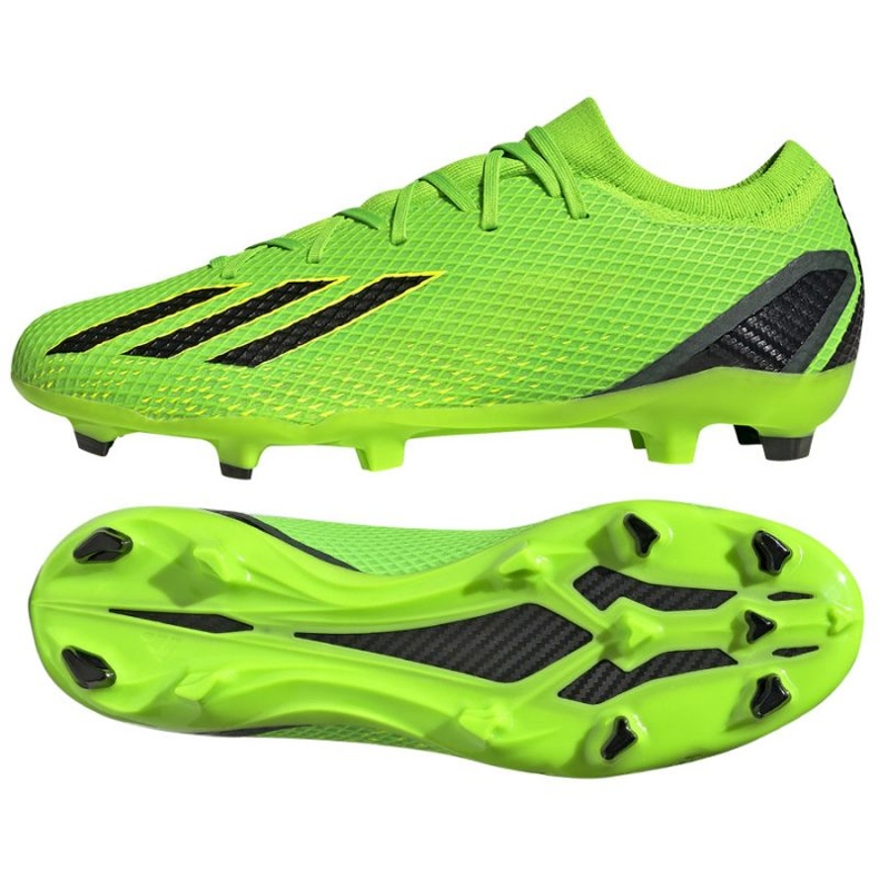 Adidas X Speedportal.3 Fg M GW8455 zapatos de fútbol verde verde