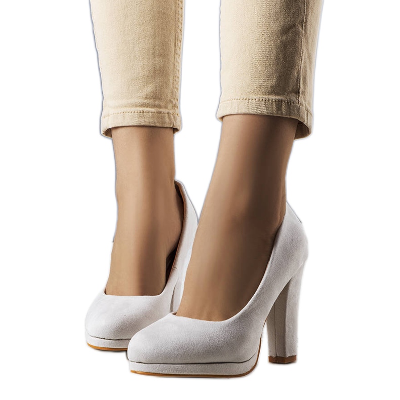 BM Zapatos de tacón grises de Fardi
