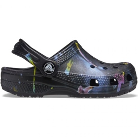 Zuecos Crocs Classic Out Of This World Ii Jr 206818 001 negro