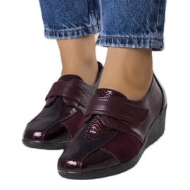 PA1 Zapatos brogue granate de Andris rojo