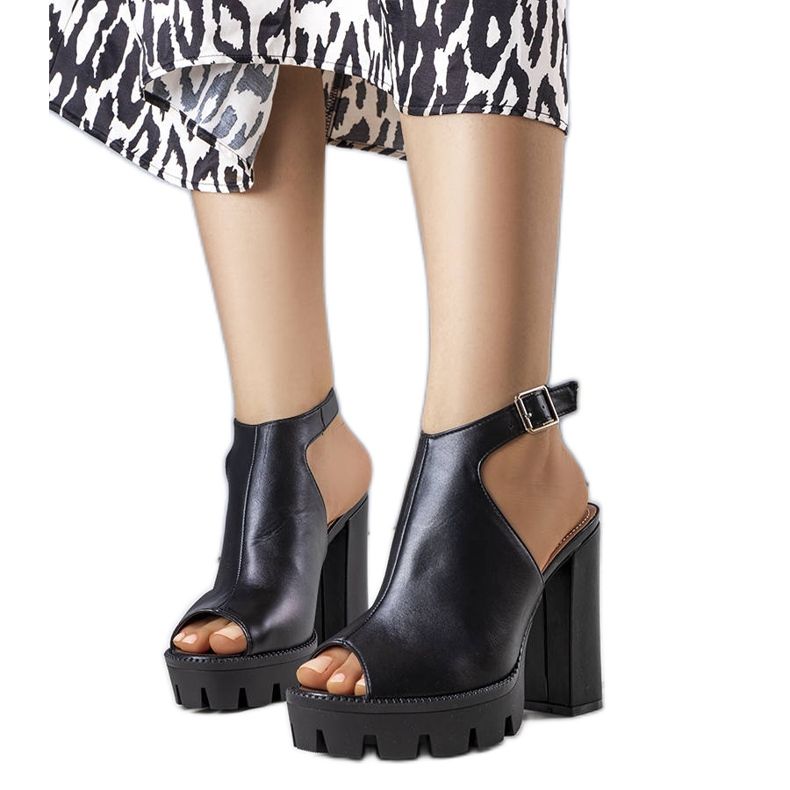 Sandalias negras de Giuliana negro