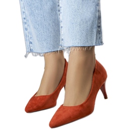 BM Zapatos de salón marrones de tacón alto de Coursesi marrón