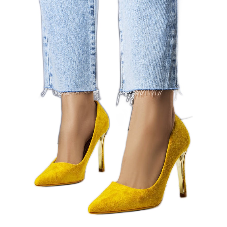 BM Tacones centi amarillos