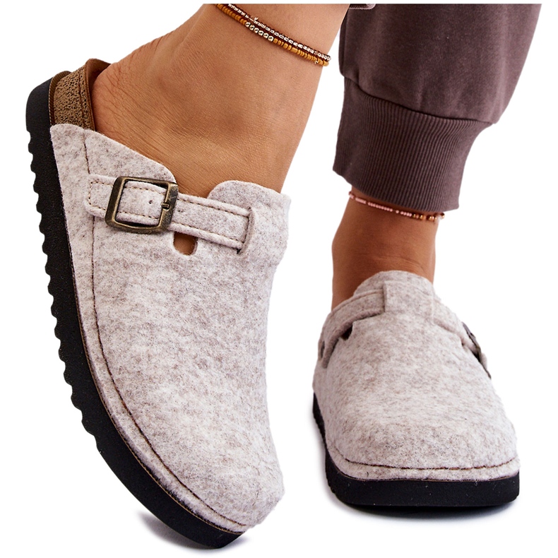 Pantuflas Preventivas Mujer Inblu DJ-07-002 Beige