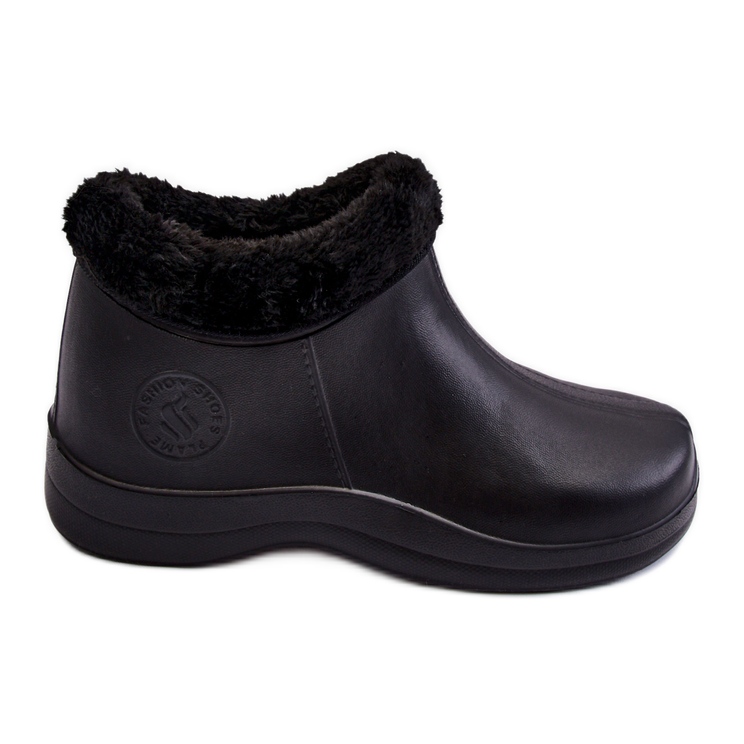 PM2 Botas de Lluvia Cálidas Slip-On Mujer Negras Izera negro