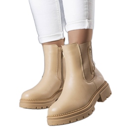 Botas con aislamiento beige de Caron